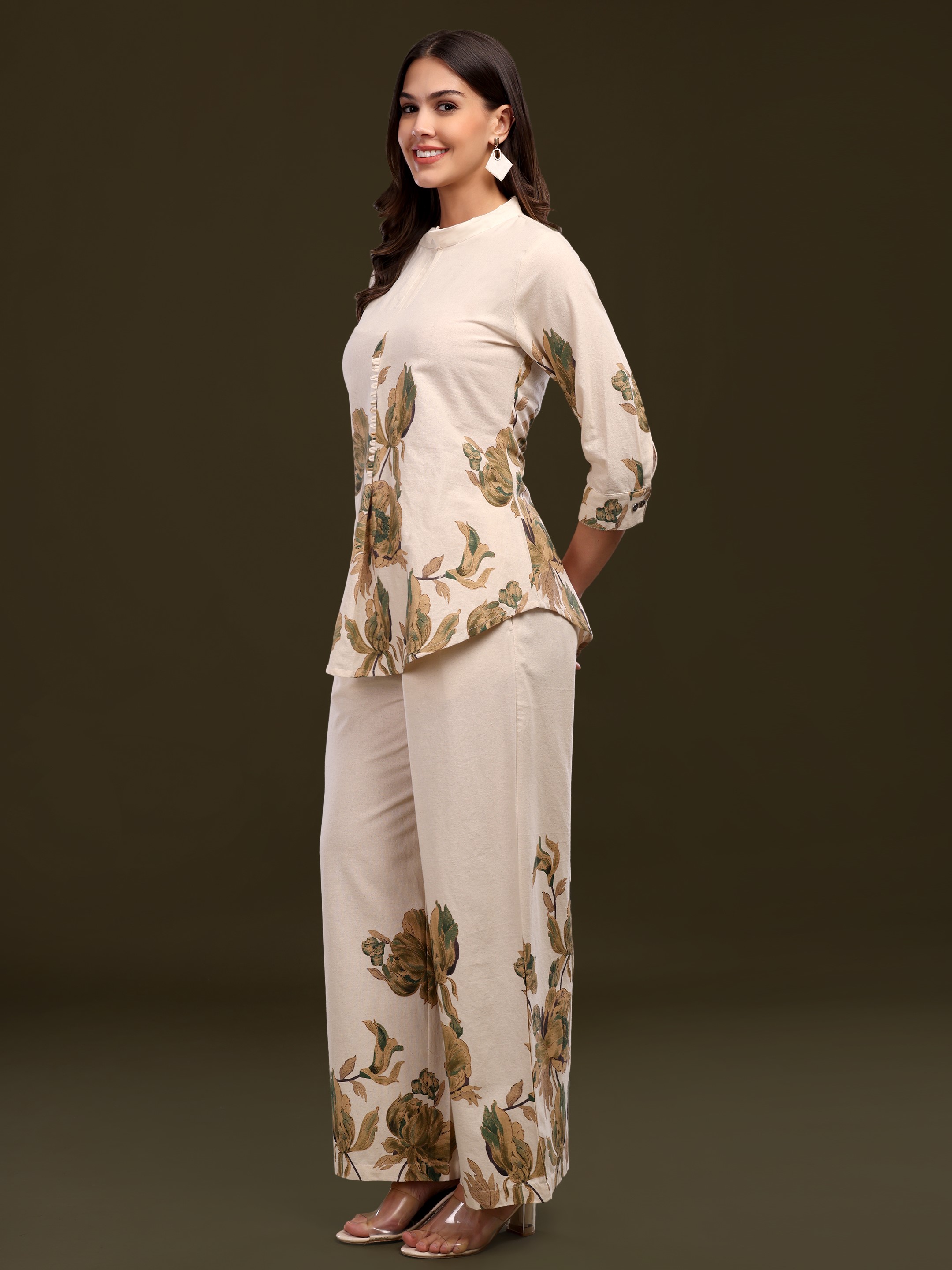 Cotton Flex Printed Co-ord Set Hover