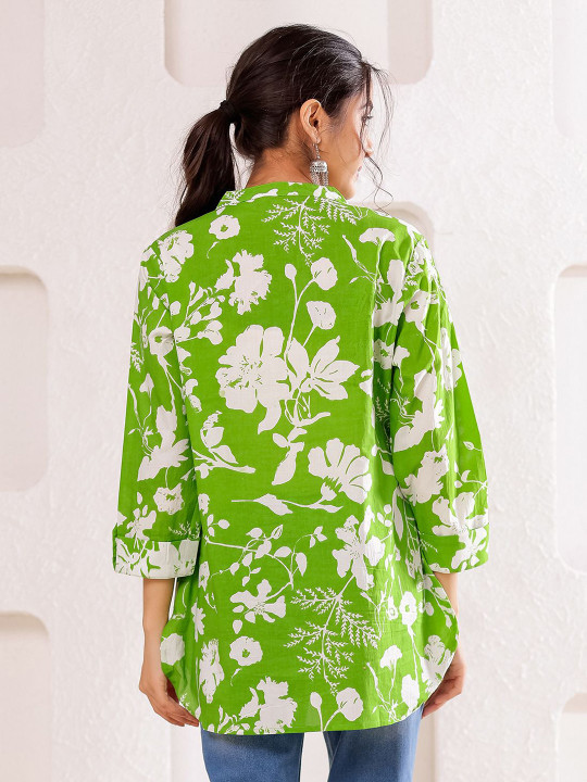 Women's Cotton Printed Top Hover