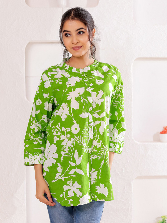 Women's Cotton Printed Top