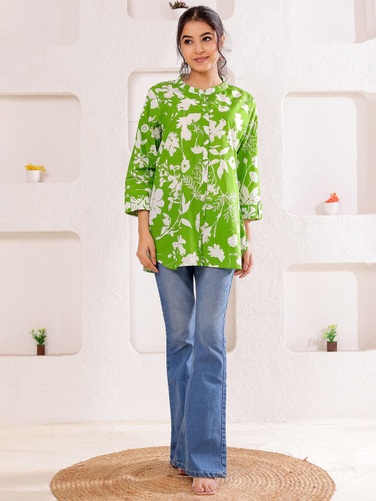 Women's Cotton Printed Top