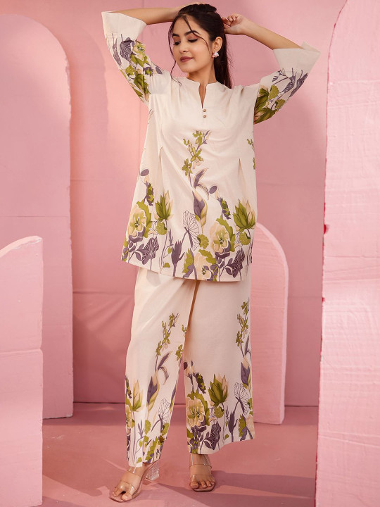 Cotton Flex Printed Co-ord Set