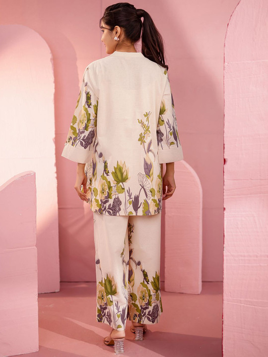 Cotton Flex Printed Co-ord Set Hover