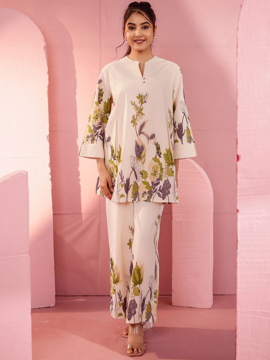 Cotton Flex Printed Co-ord Set