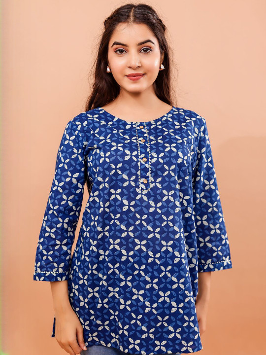 Women's Cotton Printed Top