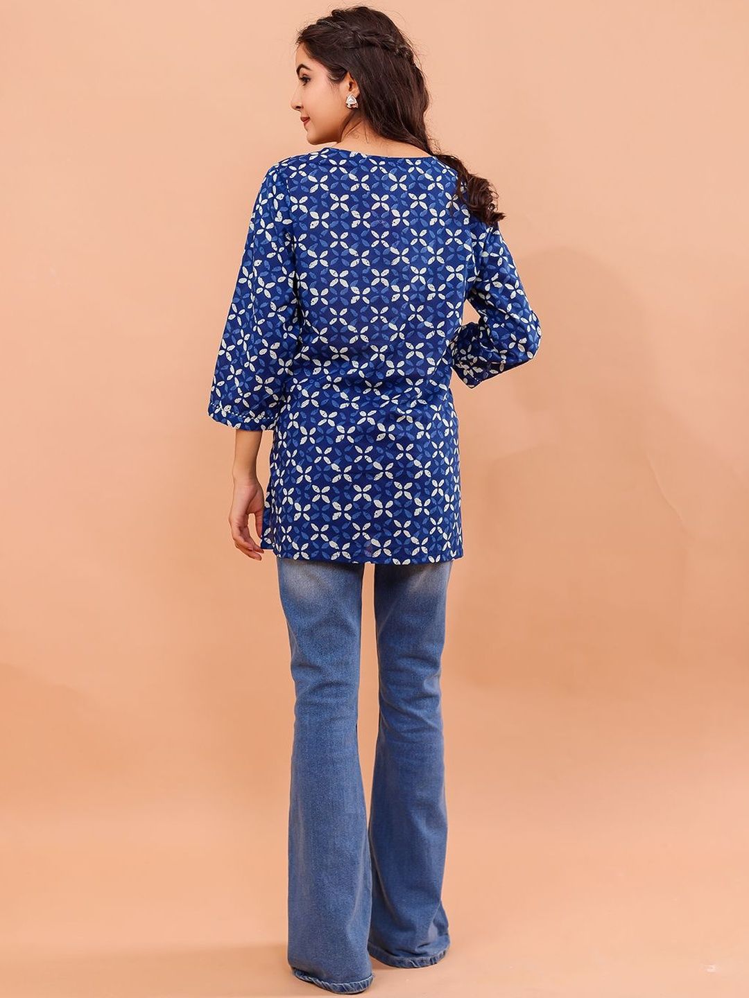 Women's Cotton Printed Top Hover