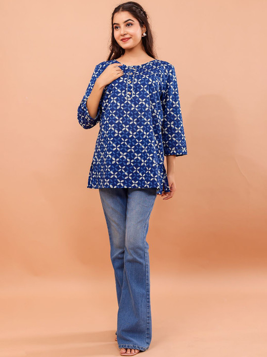 Women's Cotton Printed Top