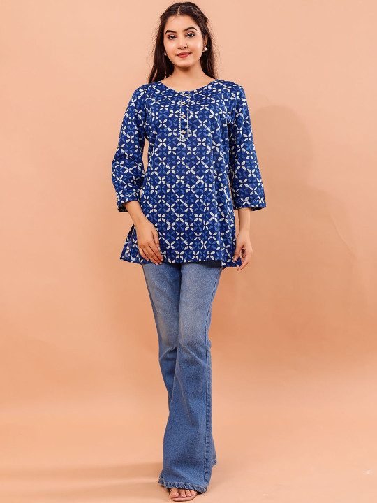 Women's Cotton Printed Top