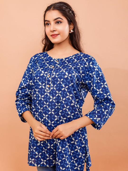 Women's Cotton Printed Top