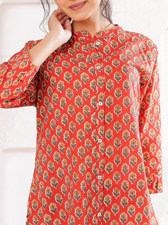 Women's Cotton Printed Top