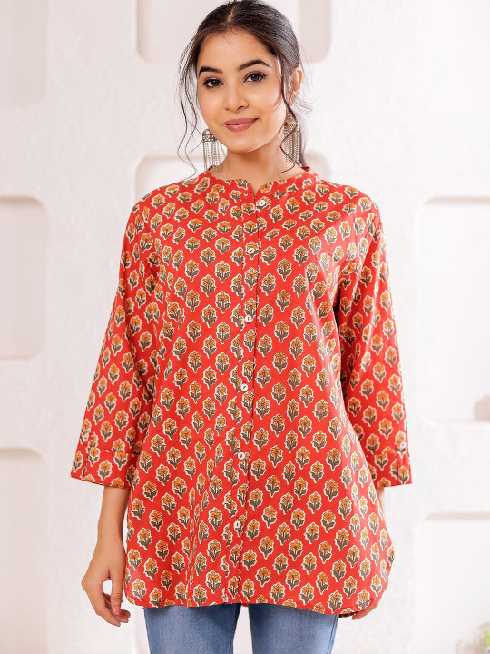 Women's Cotton Printed Top